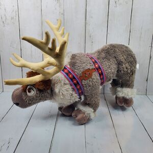 Sven Reindeer Moose Frozen 15" Large Stuffed soft Plush Disney Store Authentic
